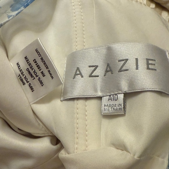 Azazie Maive One-Shoulder Floral sheath chiffon Dress - Picture 14 of 15